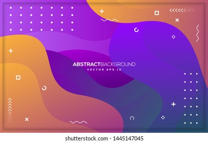 abstract fluid wave background design with trendy and modern concept, use for business banner and web banner template