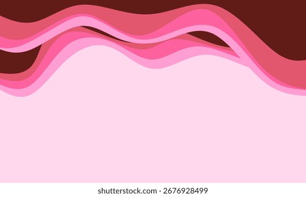 Fondo Abstractas de la onda fluida en rosa