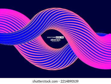 Abstract fluid wave digital technology, design concept background and wallpaper, banner backdrop, cover report, landing page, vector eps
