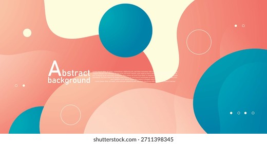 Abstrato onda fluida formas líquidas padrão fundo. Cor laranja e azul formas padrão fundo. Vetor Eps10