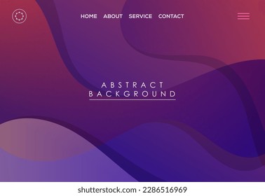 Abstract Fluid Website Background with a Modern and Creative Gradient Design Aesthetic Visual