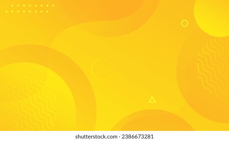 Abstract Fluid Yellow Background For business company card, web, presentation template blank