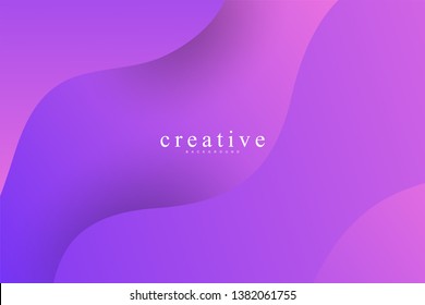 Abstract fluids composition background. Liquid, wavy, dynamic background, gradient color, flowing shapes,. Usable for landing page. Trendy and modern background color.