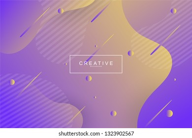 Abstract fluids composition background trend. Liquid, wavy, dynamic background, gradient color, flowing shapes,. Usable for landing page. Trendy and modern background color.