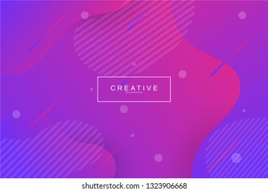 Abstract fluids composition background trend. Liquid, wavy, dynamic background, gradient color, flowing shapes,. Usable for landing page. Trendy and modern background color.