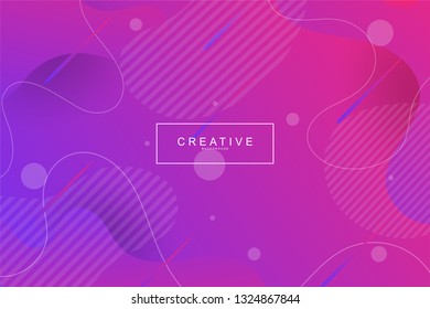 Abstract fluids composition background trend. Liquid, wavy, dynamic background, gradient color, flowing shapes,. Usable for landing page. Trendy and modern background color.