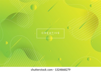 Abstract fluids composition background trend. Liquid, wavy, dynamic background, gradient color, flowing shapes,. Usable for landing page. Trendy and modern background color.