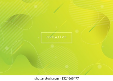 Abstract fluids composition background trend. Liquid, wavy, dynamic background, gradient color, flowing shapes,. Usable for landing page. Trendy and modern background color.