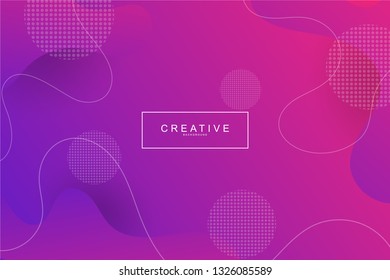 Abstract fluids composition background trend. Liquid, wavy, dynamic background, gradient color, flowing shapes,. Usable for landing page. Trendy and modern background color.