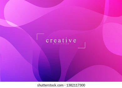 Abstract fluids composition background trend. Liquid, wavy, dynamic background, gradient color, flowing shapes,. Usable for landing page and wallpaper. Trendy and modern background color.