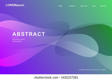 Abstract fluids composition background trend. Liquid gradient, fluid shape, wavy textures, dynamic background, gradient color, flowing shapes,. Usable for landing page, presentation and wallpaper.