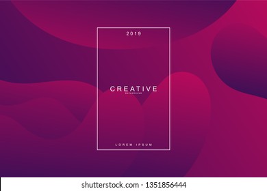 Abstract fluids form composition trend background. Fluids, wavy, dynamic background, gradient color, flowing shapes,. Usable for landing page. Trendy and modern background color.
