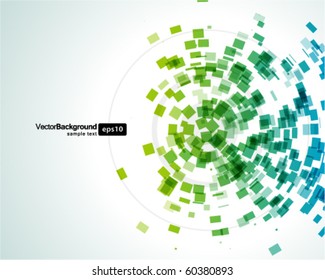Abstract fly shapes vector background