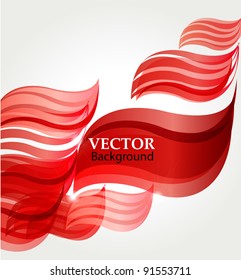 Abstract fly shapes vector background