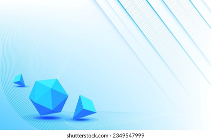 concepto de fondo de volante abstracto con ondas dinámicas y forma de bloque 3d