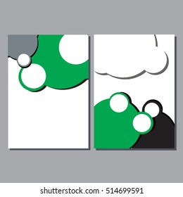 Abstract flyer background with space for text. Vector illustration