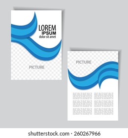 Abstract Flyer Brochure design vector template