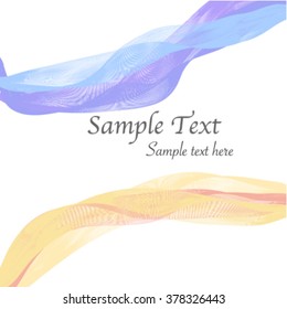 Abstract flyer or business card sample