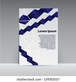 Abstract flyer, cover design 