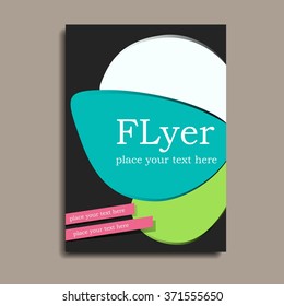 Abstract Flyer. Cover Design.