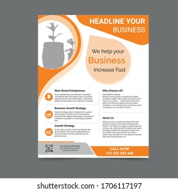 Abstract flyer and cover design background. Corporate business annual report brochure flyer design. Modern template in A4 size.