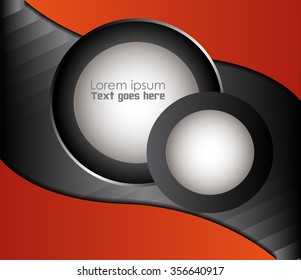 Abstract Flyer or Cover Design background with place for text
