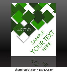 Abstract Flyer or Cover Design/Design for print, publishing or presentation with place for your content.