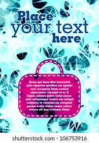 Abstract flyer design