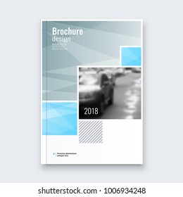 Abstract flyer design background. Brochure template.
