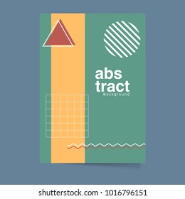 Abstract flyer design background. Brochure template