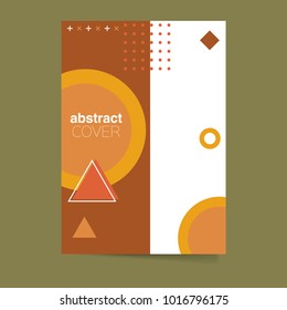 Abstract flyer design background. Brochure template