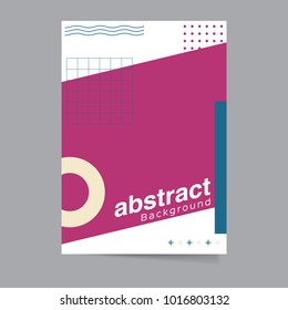 Abstract flyer design background. Brochure template