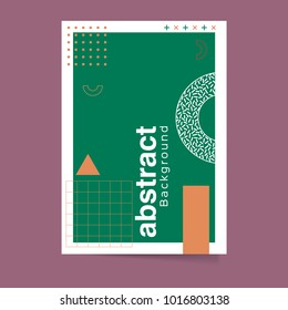 Abstract flyer design background. Brochure template