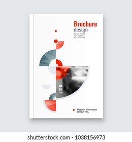 Abstract flyer design background. Brochure template.