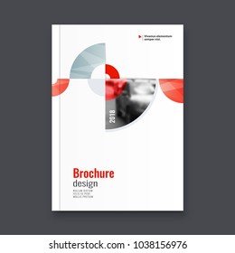 Abstract flyer design background. Brochure template.