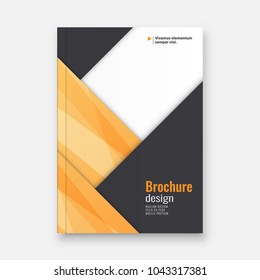 Abstract flyer design background. Brochure template.