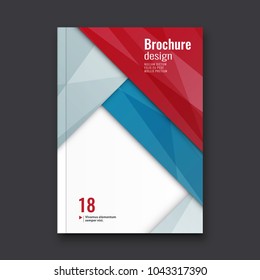 Abstract flyer design background. Brochure template.