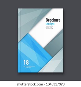 Abstract flyer design background. Brochure template.