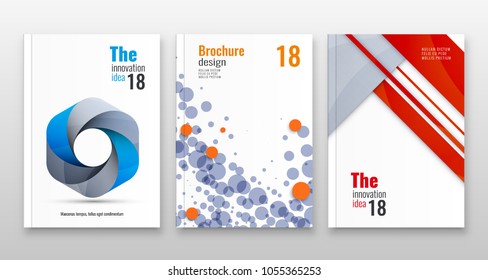Abstract flyer design background. Brochure template.