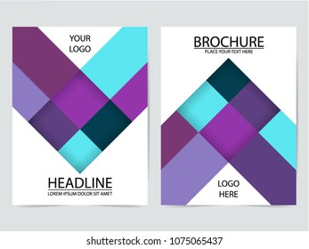Abstract flyer design background. Brochure template.