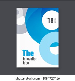 Abstract flyer design background. Brochure template.