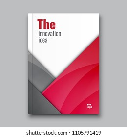 Abstract flyer design background. Brochure template.