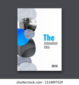 Abstract flyer design background. Brochure template.