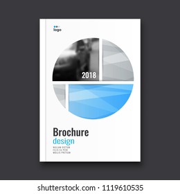 Abstract flyer design background. Brochure template.