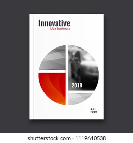 Abstract flyer design background. Brochure template.