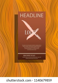 Abstract flyer design background. Brochure template.