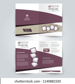 Abstract flyer design background. Brochure template. Can be used for magazine cover, business mockup, education, presentation, report.