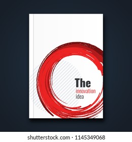 Abstract flyer design background. Brochure template.