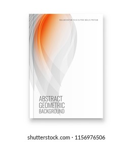 Abstract flyer design background. Brochure template.
