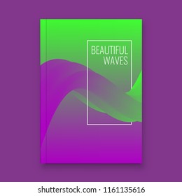 Abstract flyer design background. Brochure template.